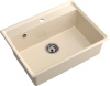 Мойка GranFest LEVEL 660, 660х500 мм, кашемир