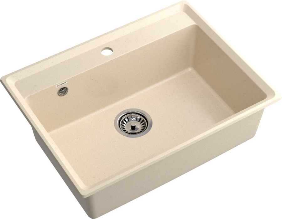 Мойка GranFest LEVEL 660, 660х500 мм, кашемир