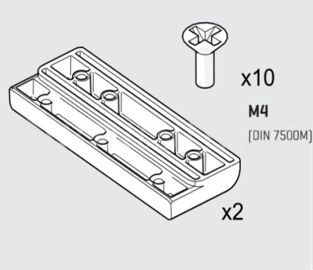 Адаптер для алюминиевой рамки SOLO-MECH, Samet