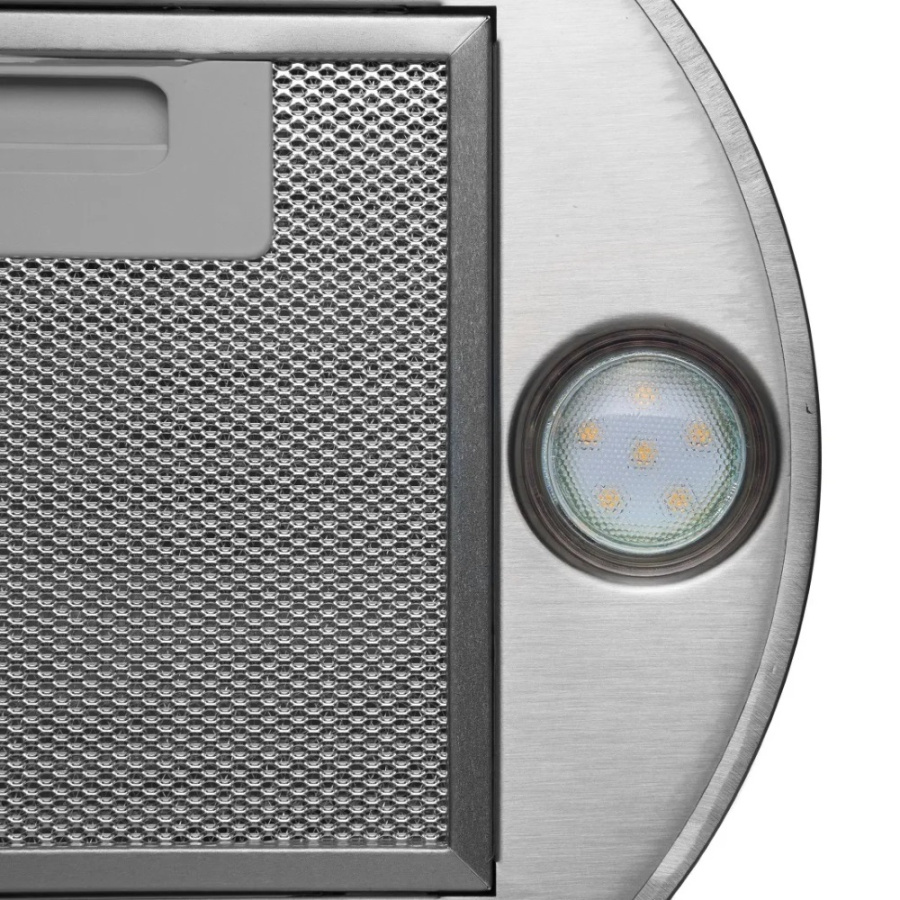 Вытяжка островная Fury Inox, 31 см, без угольн. фильтра, ПДУ, нерж. сталь, Konigin