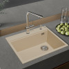 Мойка Rivelato TESORO 605-R, 600х510х200мм, темно-бежевый