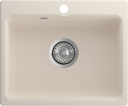 Мойка GranFest SMART 520, 520х430 мм, белый (без сифона) 