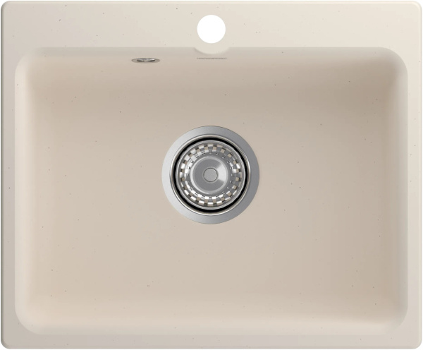 Мойка GranFest SMART 520, 520х430 мм, белый (без сифона) 