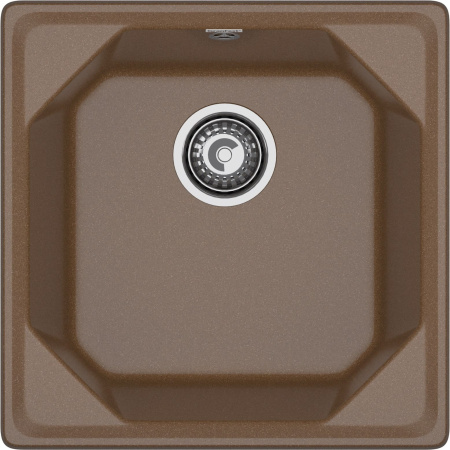 Мойка GranFest UNIQUE U-500, 500х500 мм, терракот