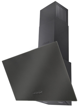 Вытяжка наклонная Colibri Grey, 50 см, без угольн. фильтра, серый металлик, Konigin
