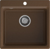 Мойка GranFest LEVEL 510, 510х500 мм, терракот