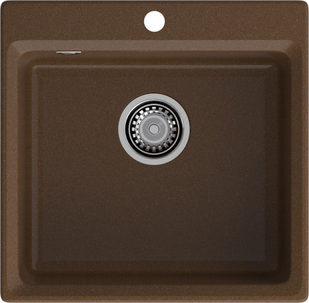 Мойка GranFest LEVEL 510, 510х500 мм, терракот