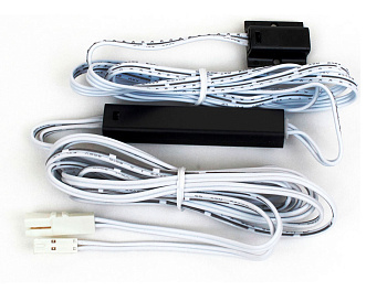 Выключатель ИК на взмах, с выносным сенсором, 12-24В/36-72Вт, накладной, черный