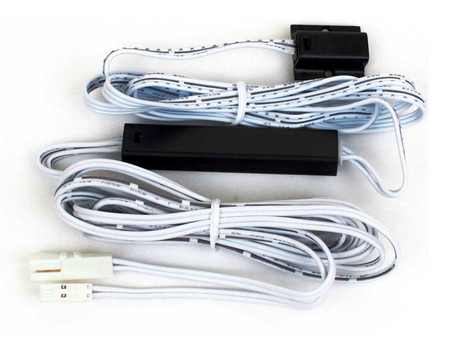 Выключатель ИК на взмах, с выносным сенсором, 12-24В/36-72Вт, накладной, черный