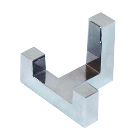 Крючок, 590, двухрожковый, металл, хром