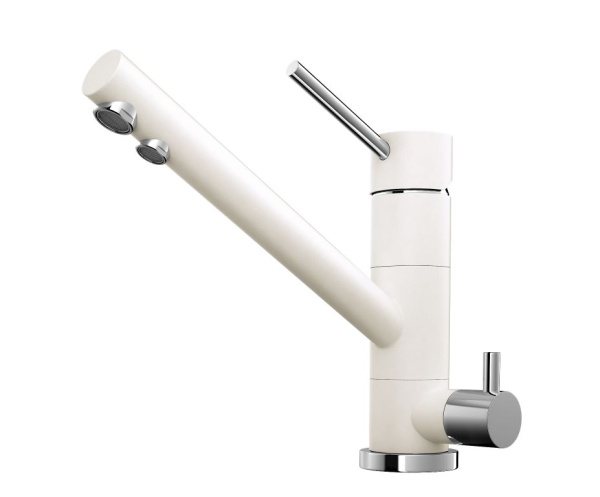 Смеситель Tonami-PA, латунь/гранит, пастила/хром