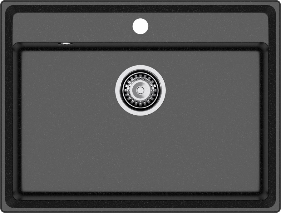 Мойка GranFest LEVEL 660, 660х500 мм, черный
