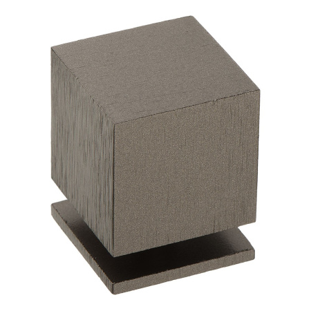 Ручка-кнопка, 1954 0025 ELX1, 32х25х25мм, металл, брашированный графит