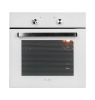 Духовой шкаф EDM 040 WH, 60 см, стекло/нерж. сталь, белый, Lex