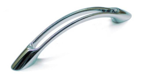 Ручка-скоба, 1423, 96мм, металл, матовый хром