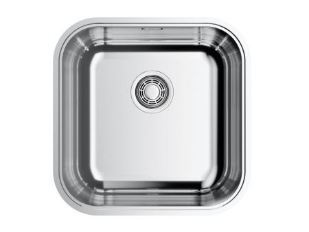 Мойка Omi 44-U/I-IN Quadro, нержавеющая сталь, нержавеющая сталь