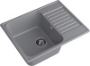 Мойка GranFest QUARZ 13, 617х480 мм, темно-серый (прямоугольная, без сифона)