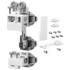 Комплект фурнитуры WingLine L, 25кг, самозакрывание, с ниж. напр. элементом, белый, правый