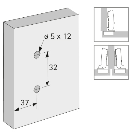 Монтажная планка SENSYS, 3мм, под евровинт, черный обсидиан