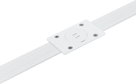 Стяжка-выпрямитель врезной, L=1000-2700мм, белый, AQ