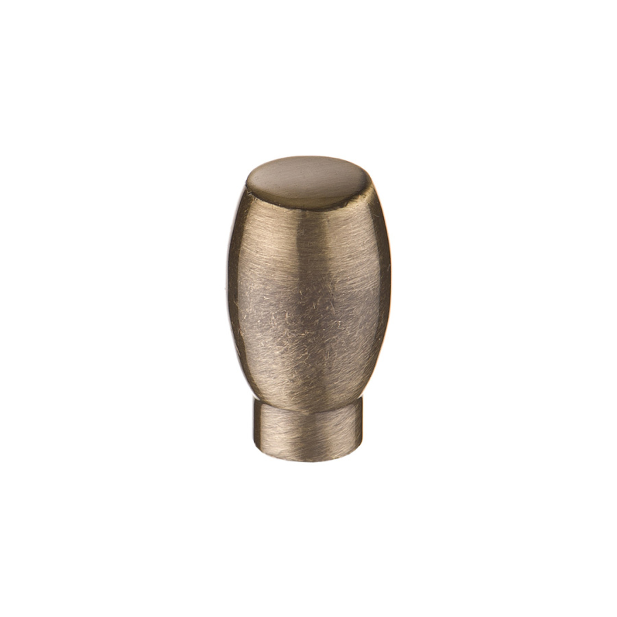 Ручка-кнопка, K-1020 AB, 15х15х26мм, металл, античная бронза