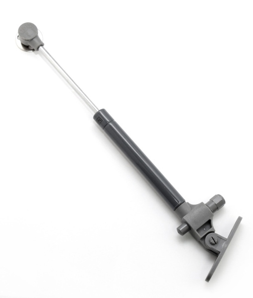 Кронштейн газовый 100N с доводчиком, антрацит, HISSEN