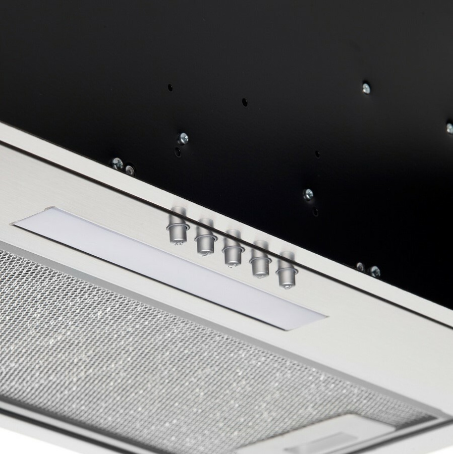 Вытяжка полновстраиваемая Level, 50см, б/угольного фильтра, нерж. сталь, Konigin