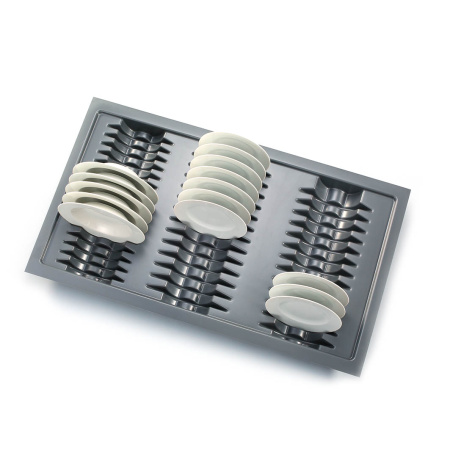 Вкладыш на 900мм для тарелок, серый, Германия