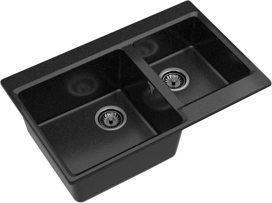 Мойка GranFest LEVEL 780K, 780х500 мм, черный