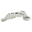 Петля 155° накладная 310SM clip-on, с доводчиком, эксцентриковая регулировка, 48/6мм, БЕЗ ПЛАНКИ, Hafele
