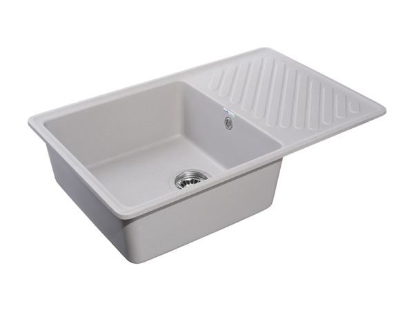 Мойка GranFest QUARZ 52, 753х476 мм, серый (прямоугольная, без сифона)