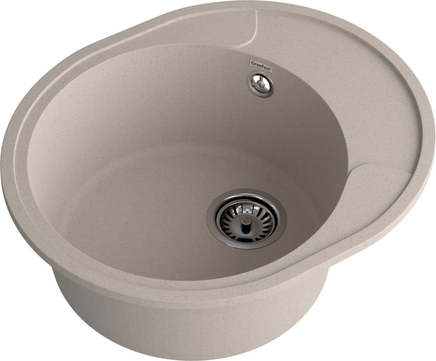 Мойка GranFest URBAN 857L, 580х490 мм, песочный