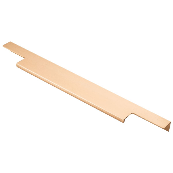 Ручка торцевая, LIND, 256/296мм, металл, брашированное золото, GTV