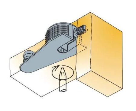 Дюбель ввинчиваемый System 6, 5х6,3х11,5мм, Titus
