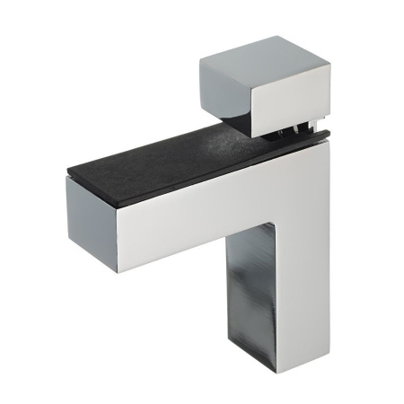 Полкодержатель "Угол" для ДСП и стекла, 10кг на пару, h=4-45мм, хром, (компл 2шт), GTV