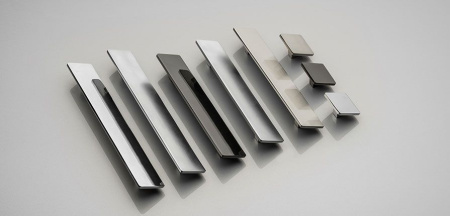 Ручка-кнопка, HILL, 35х35мм, металл, инокс, GTV