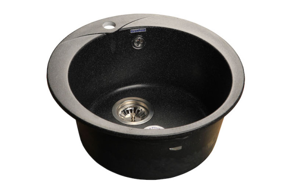 Мойка GranFest RONDO 480, d=475 мм, черный