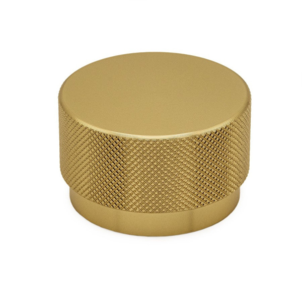 Ручка-кнопка, GRAF BIG, 0486050L291, d=50мм, металл, брашированная латунь, Viefe