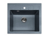 Мойка GranFest QUADRO 561, 560х500 мм, графит