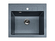 Мойка GranFest QUADRO 561, 560х500 мм, графит