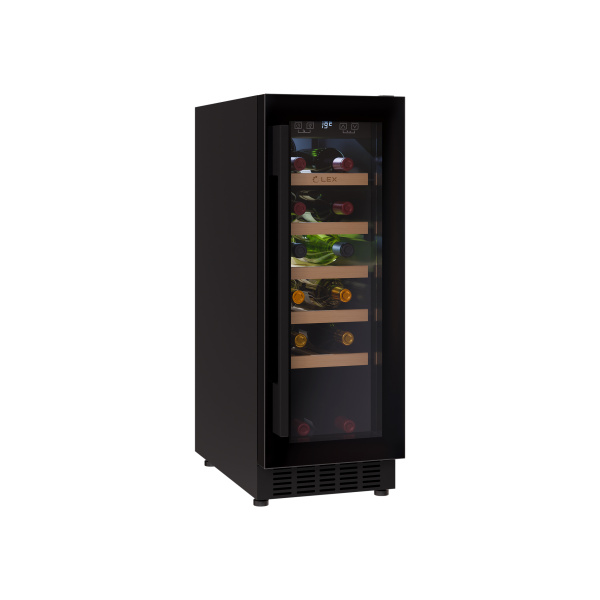 Винный шкаф LWD3020BL, 820х295х570 мм, стекло, черный, Lex