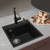 Мойка Rivelato TESORO 455-L, 450х510х200мм, черный