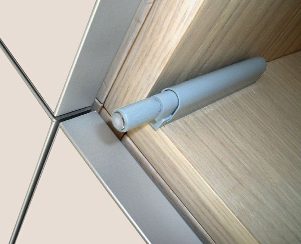 Механизм Impuls с магнитом, накладной, 40мм, серый