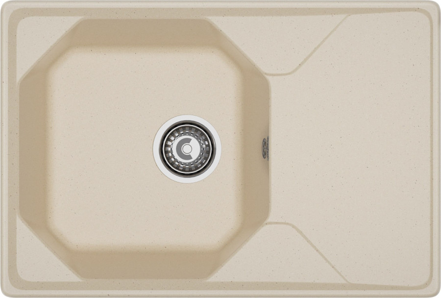 Мойка GranFest UNIQUE U-740L, 740х500 мм, кашемир