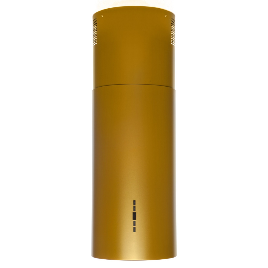 Вытяжка островная Fury Gold, 31 см, без угольн. фильтра, ПДУ, золото, Konigin