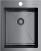 Мойка Akisame 41-GM, нержавеющая сталь, вороненая сталь