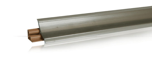 Плинтус LB-23, под алюминий, 3000мм