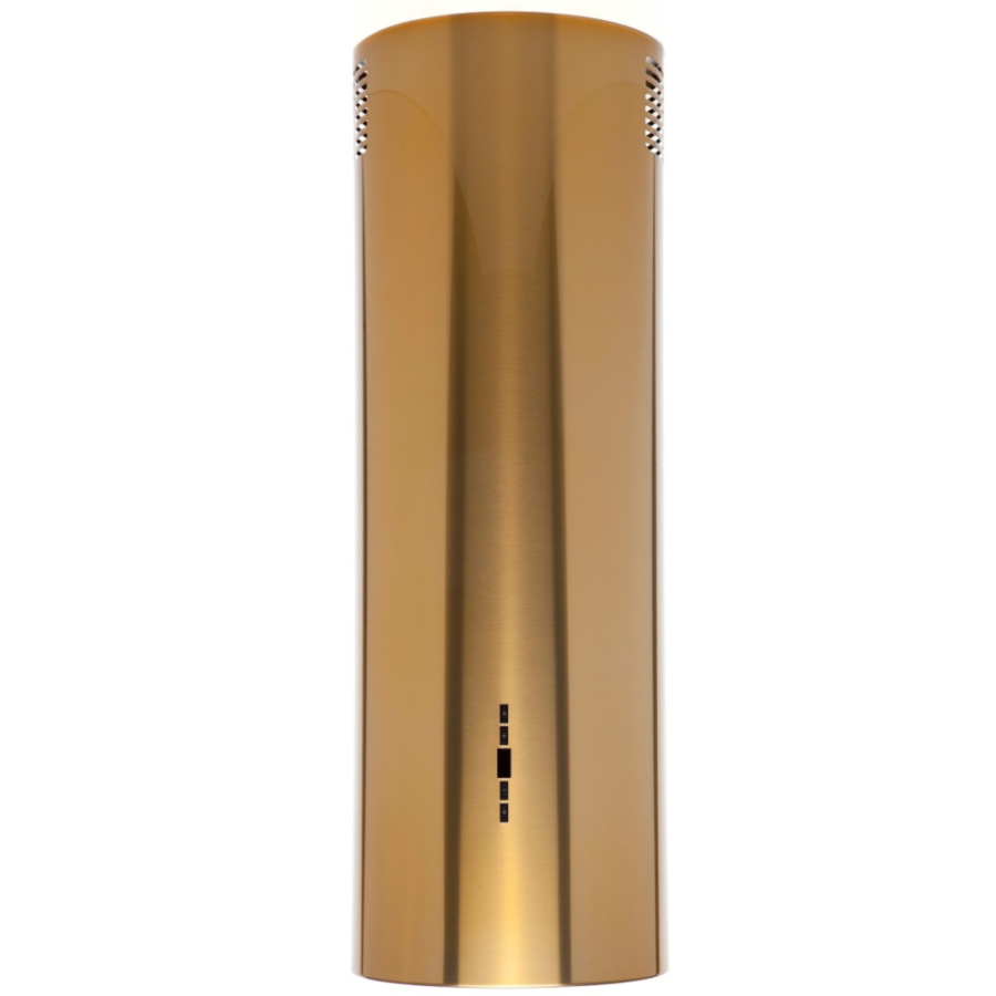 Вытяжка настенная Ester Gold/Black Glass, 31 см, без угольн. фильтра, ПДУ, золот/чер стекло, Konigin