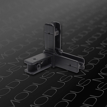 Уголок соединительный 3L, черный+3 винта, Modus