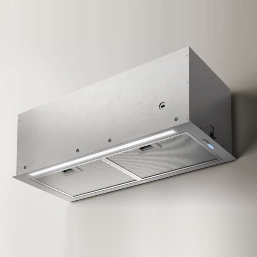 Вытяжка полновстраиваемая PLANE GR/F/72, 72см, с угольным фильтром, серый, Jetair